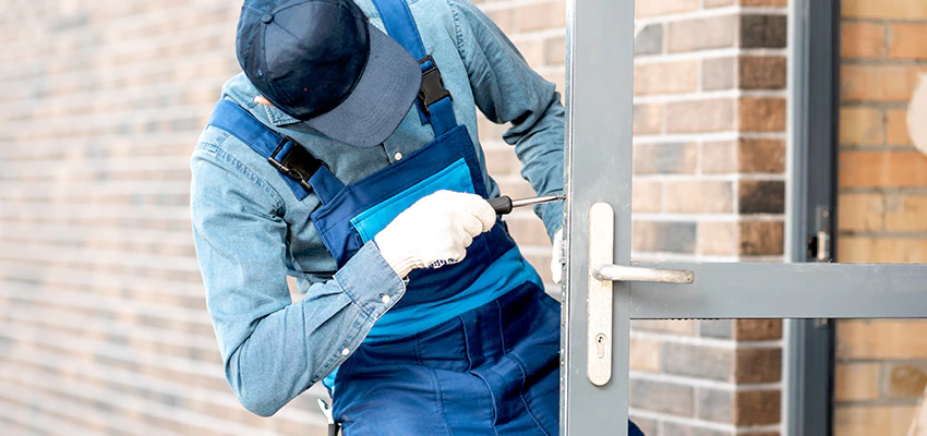 Pivot Storefront Door Locks Installation in Kerman, California